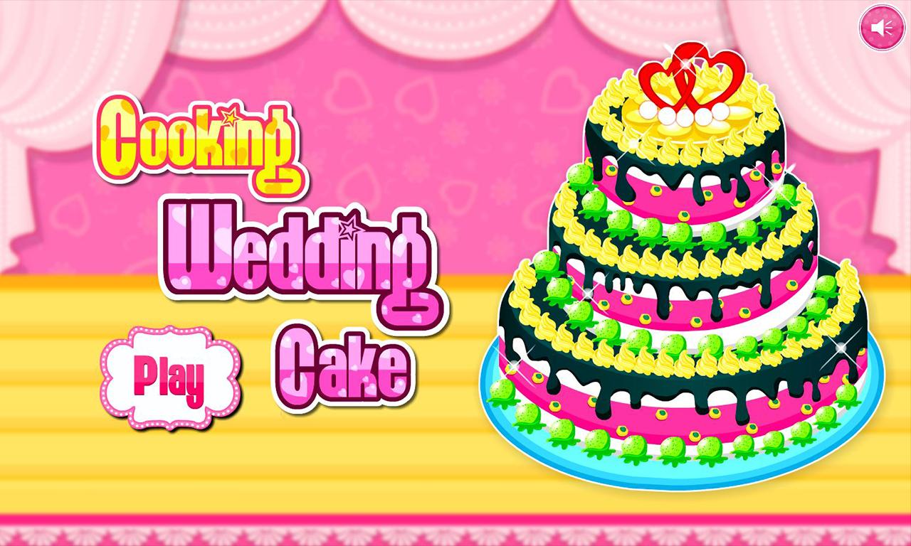 Cooking wedding cake