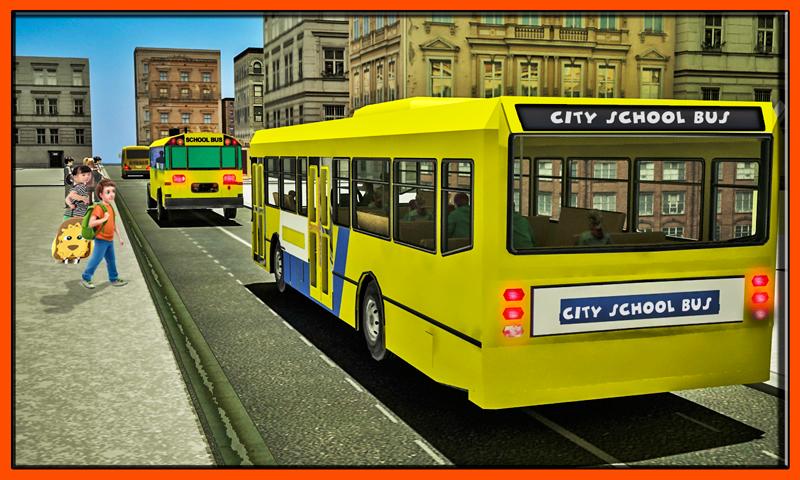 Schoolbus Driver City Drive