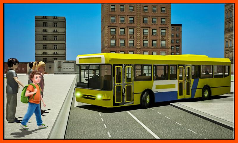 Schoolbus Driver City Drive