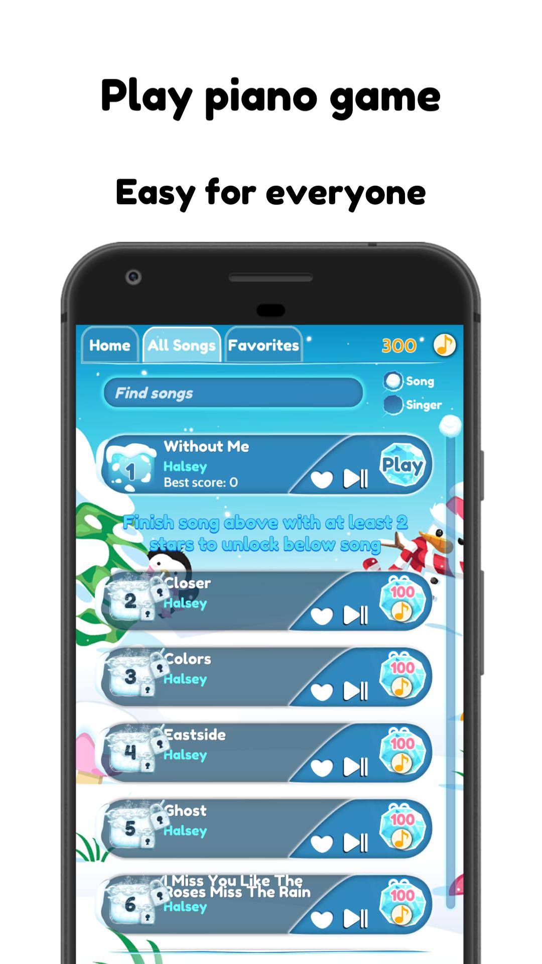 Halsey - Without Me Piano Tiles 2