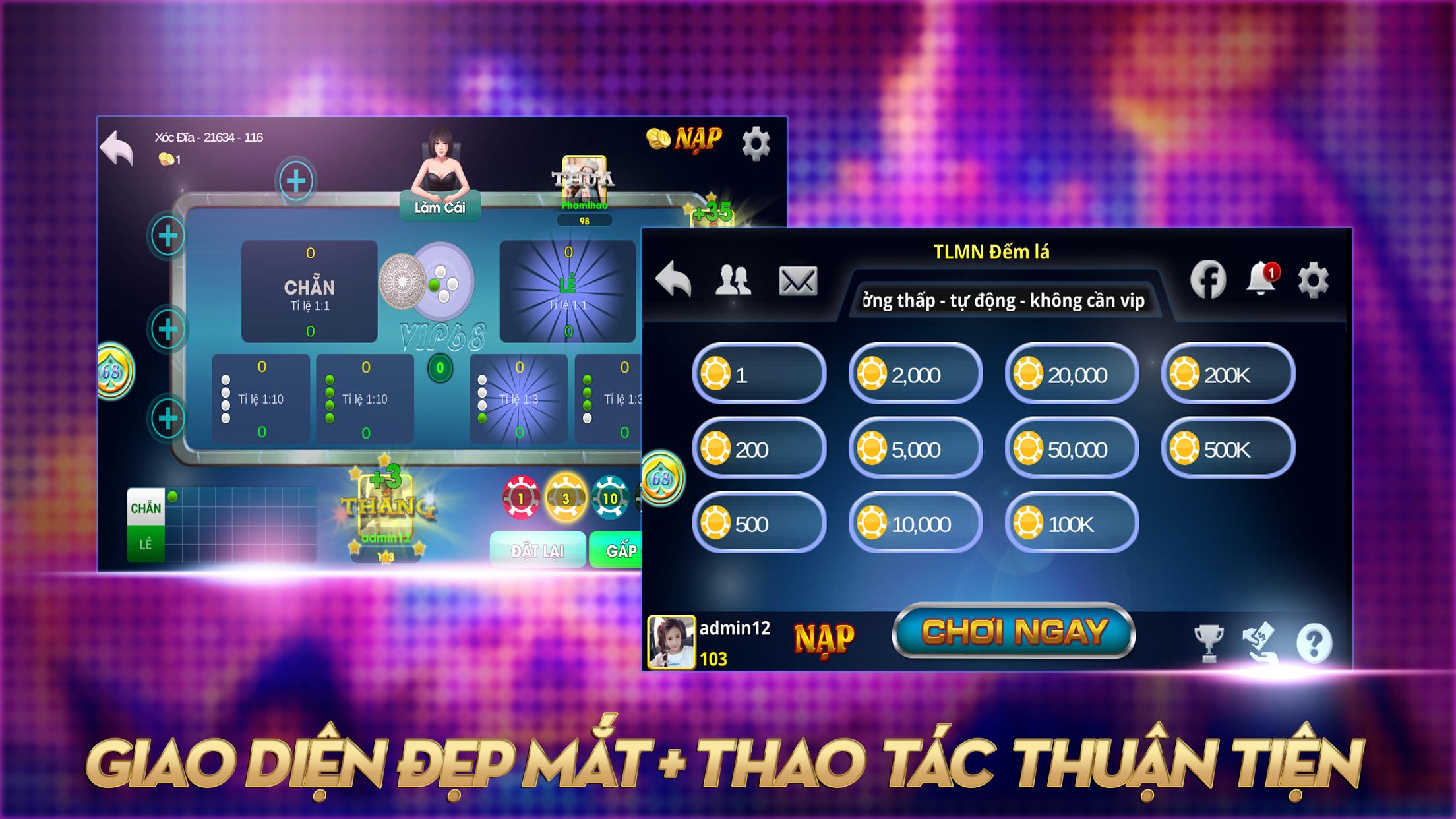 V68 - Game bai doi thuong