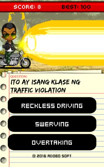 Duterte Crime Chaser Quiz Game