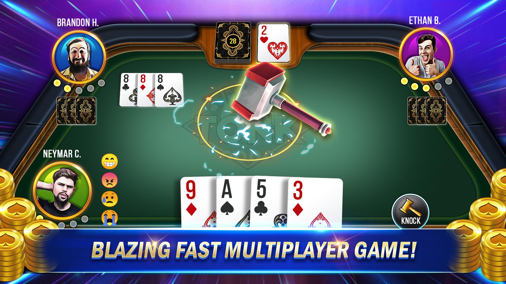 Tonk | The Tonk Multiplayer Knock Rummy