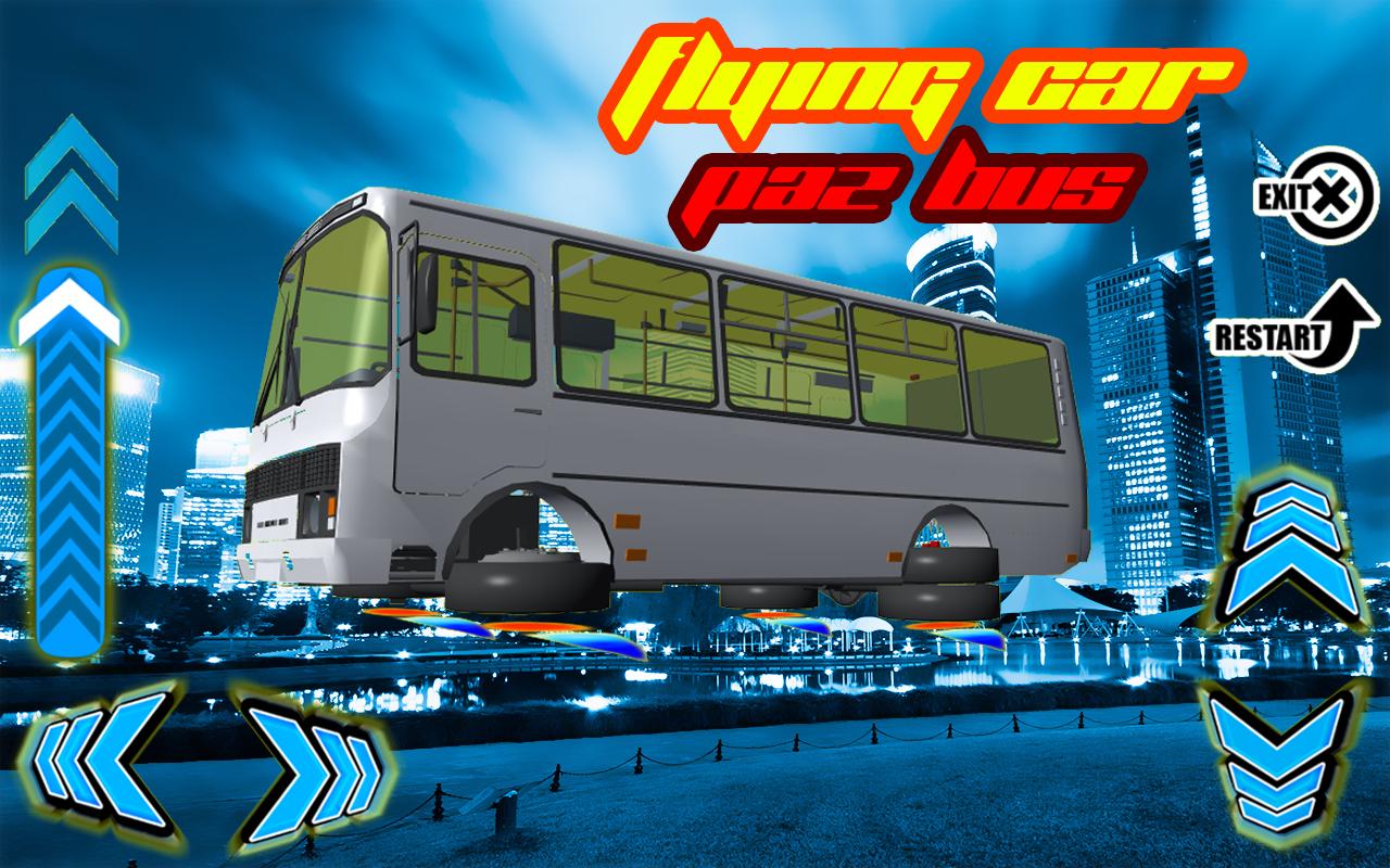 Flying PAZ Bus 3D