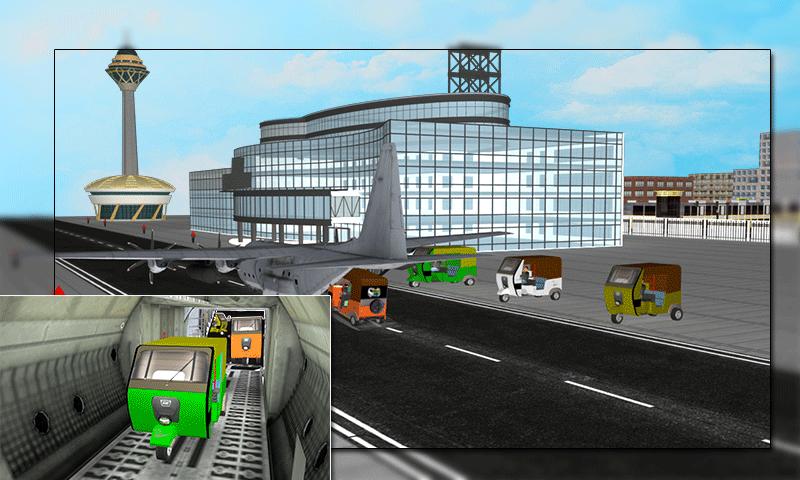 Cargo Plane Rickshaw Transport