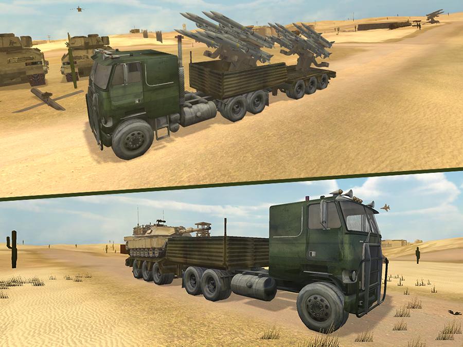 Army War Truck Transport