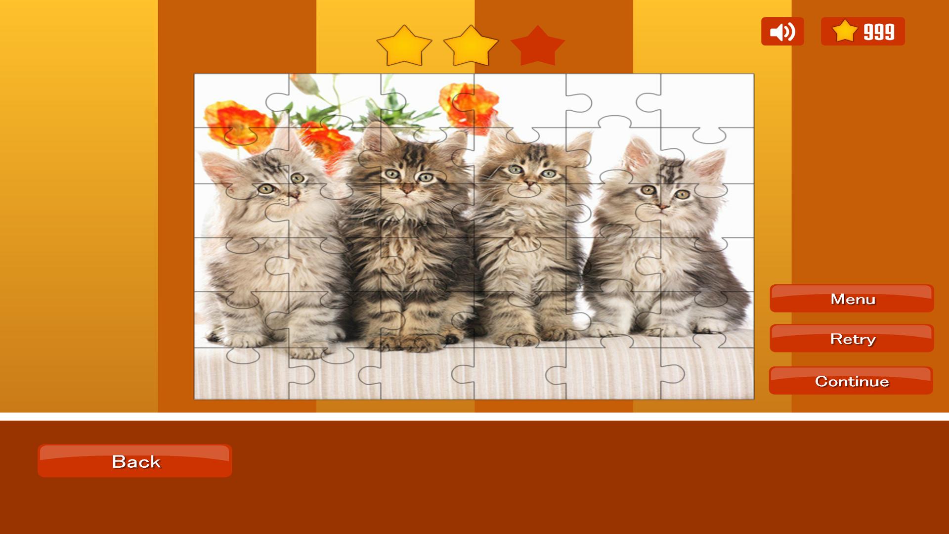 Cute Cats Puzzles - Free