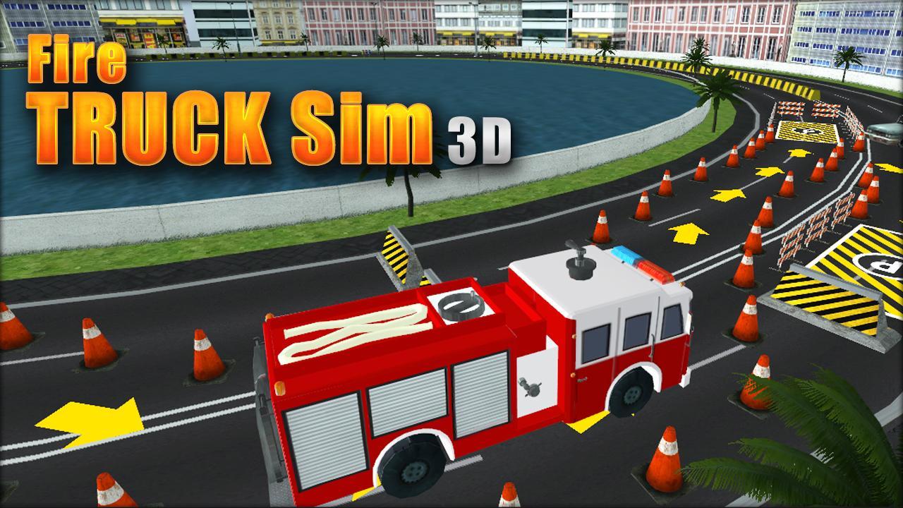 Fire Truck Sim 3D