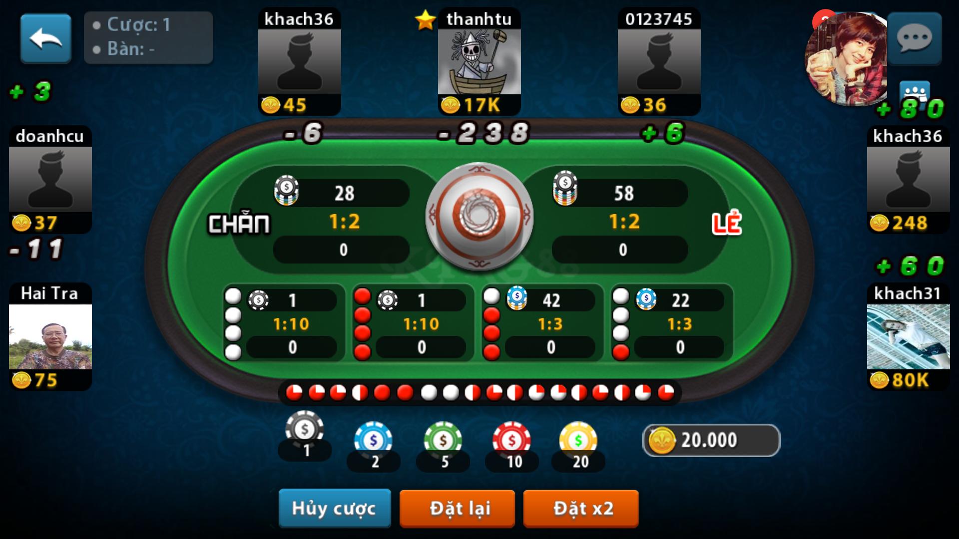 Danh Bai Doi Thuong - K88