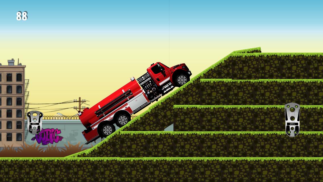 Fire Truck hill climb Racing