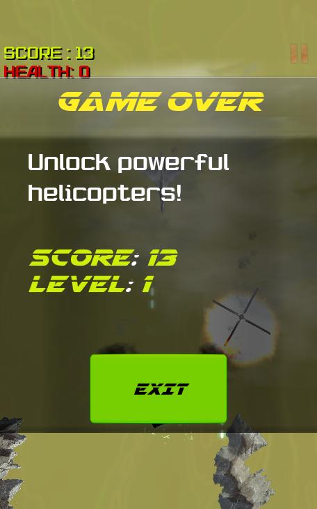 Helicopter Canyon Combat