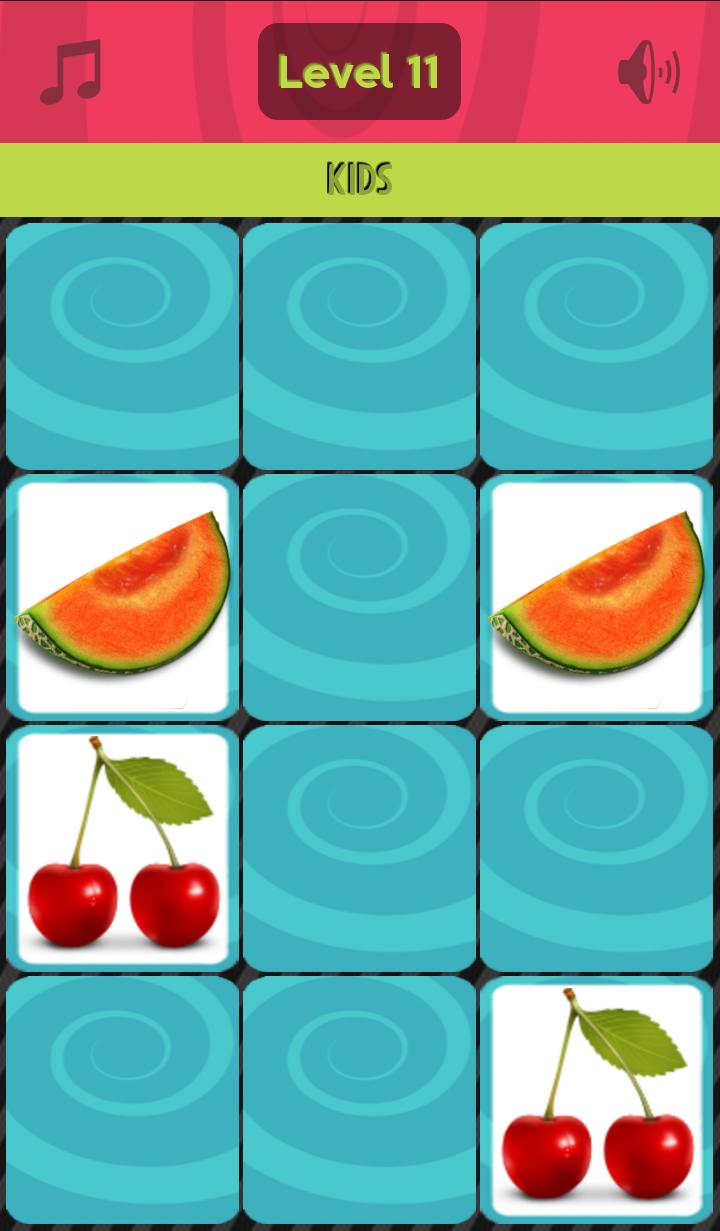 Kids matching puzzle