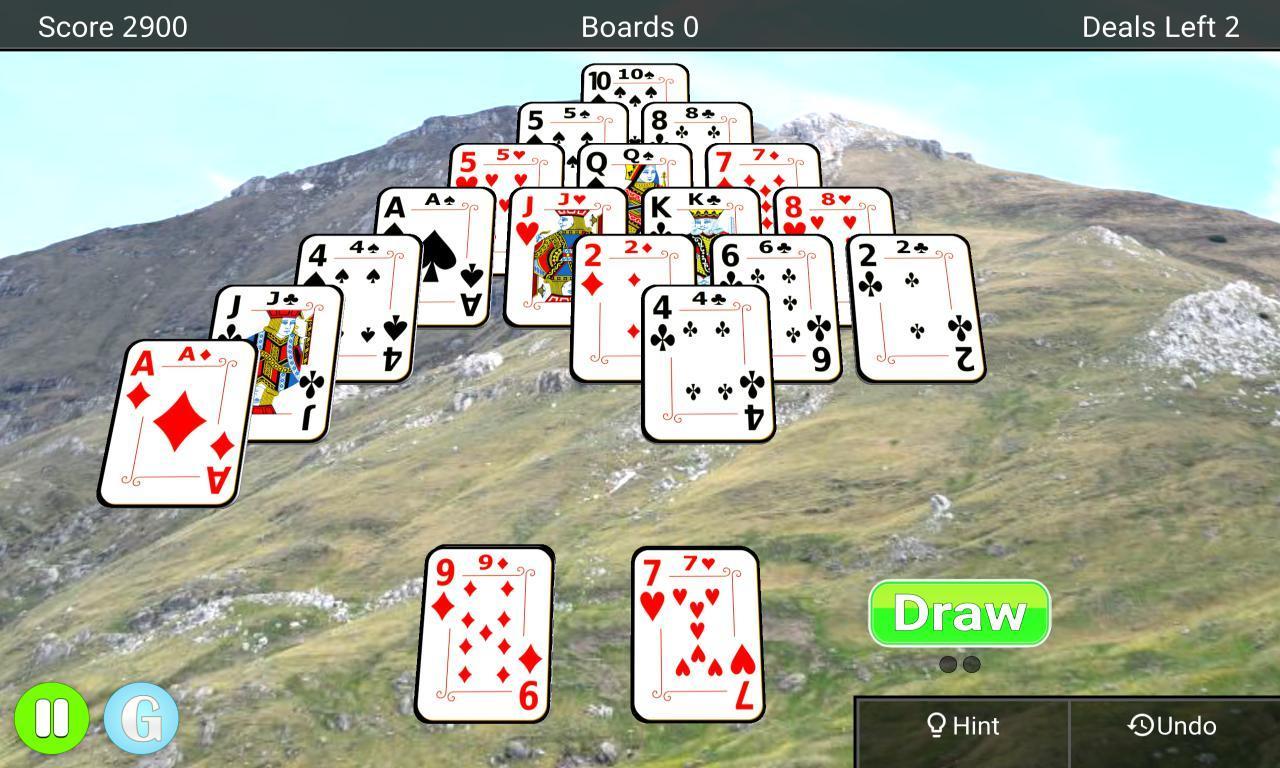 Pyramid Solitaire 3D