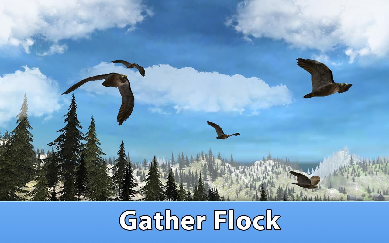 Falcon Bird Survival Simulator