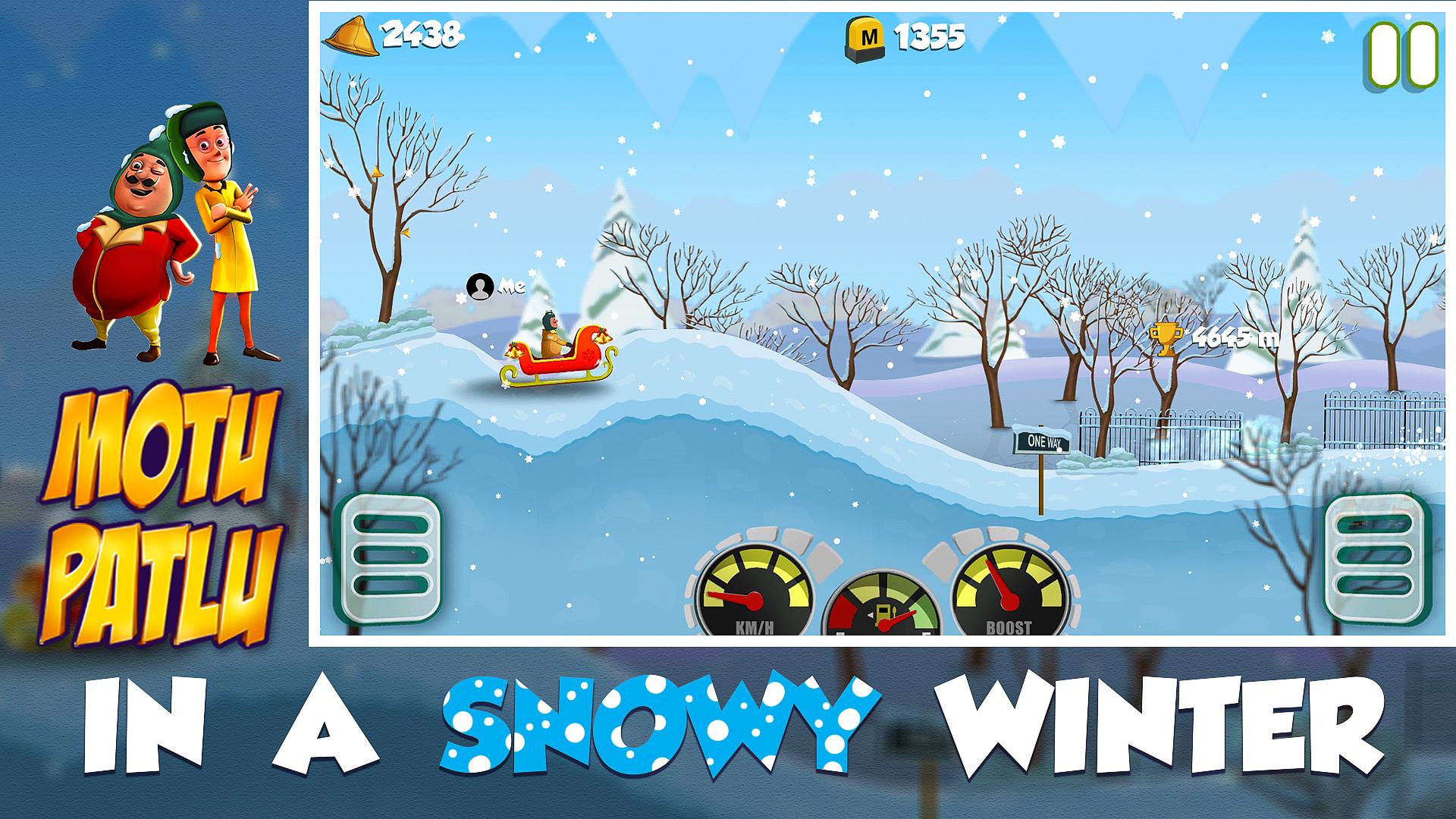 Motu Patlu King of Hill Racing
