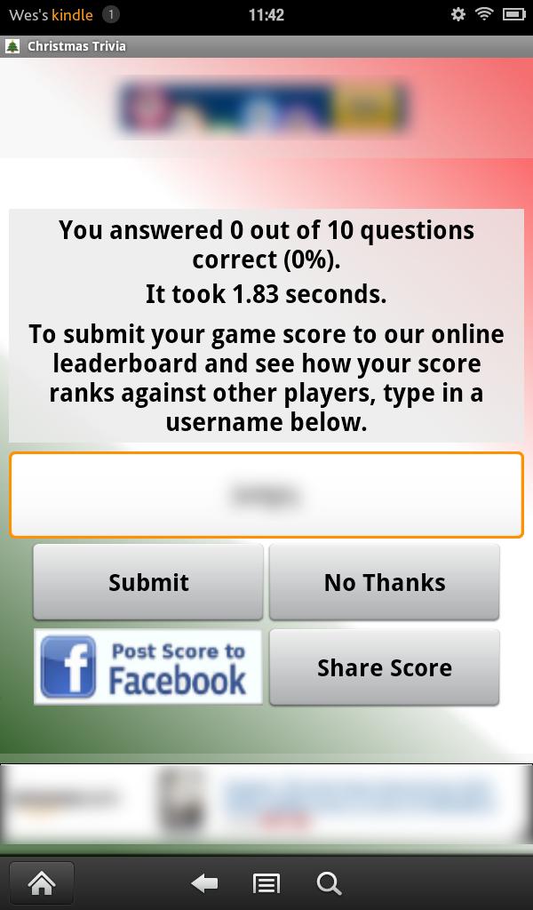 Christmas Trivia