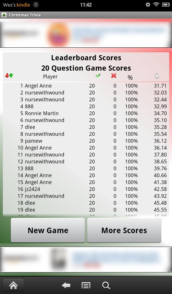 Christmas Trivia