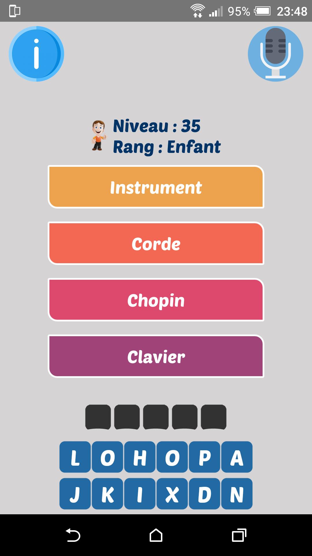 4 indices 1 mot