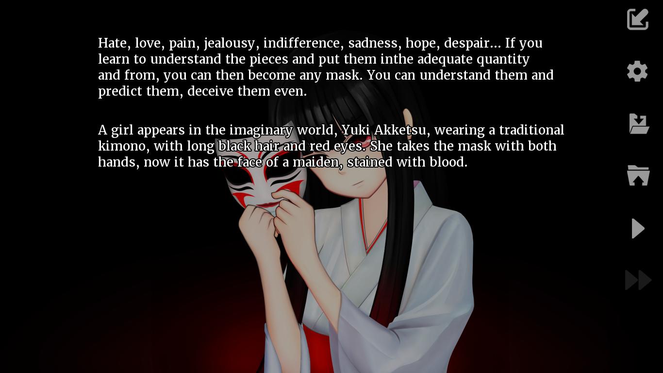 Winter's empty mask - Visual Novel