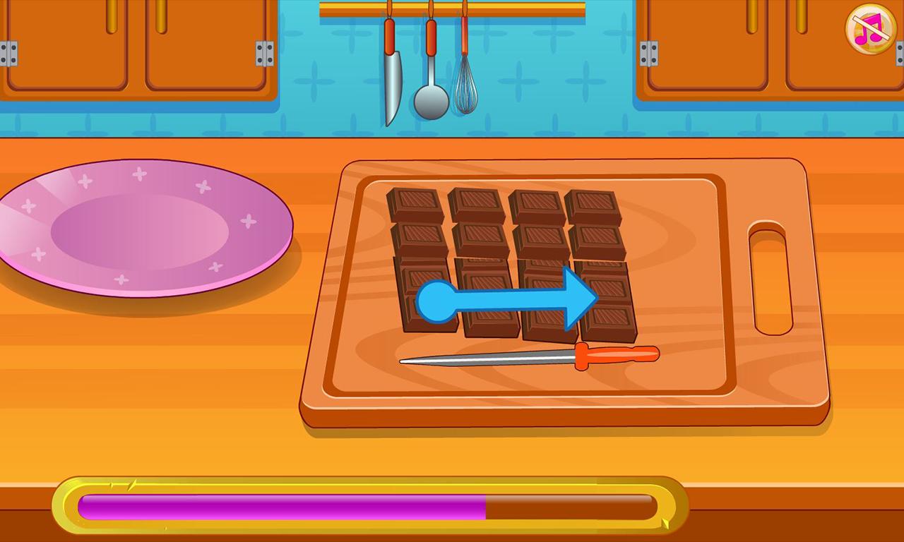 Cooking chocolate cookie