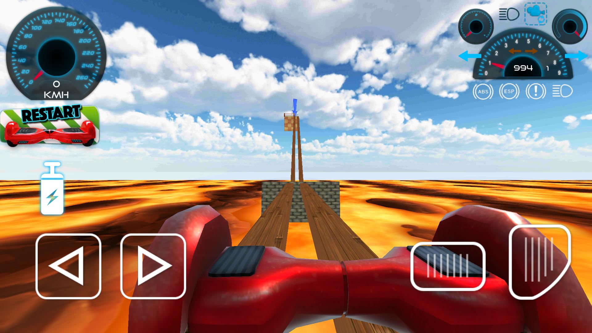 Hoverboard Stunts : Race Scooter Game