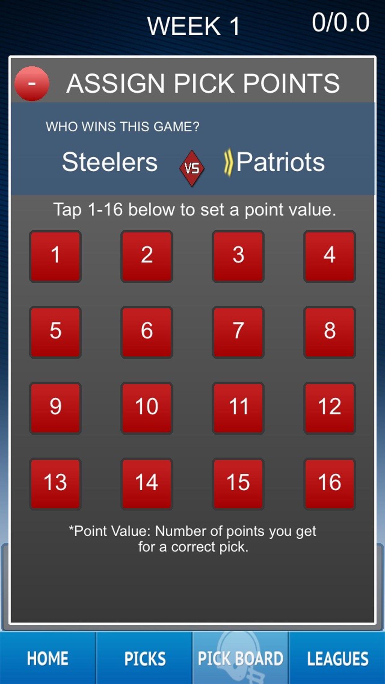 PICK'EM Pro Football