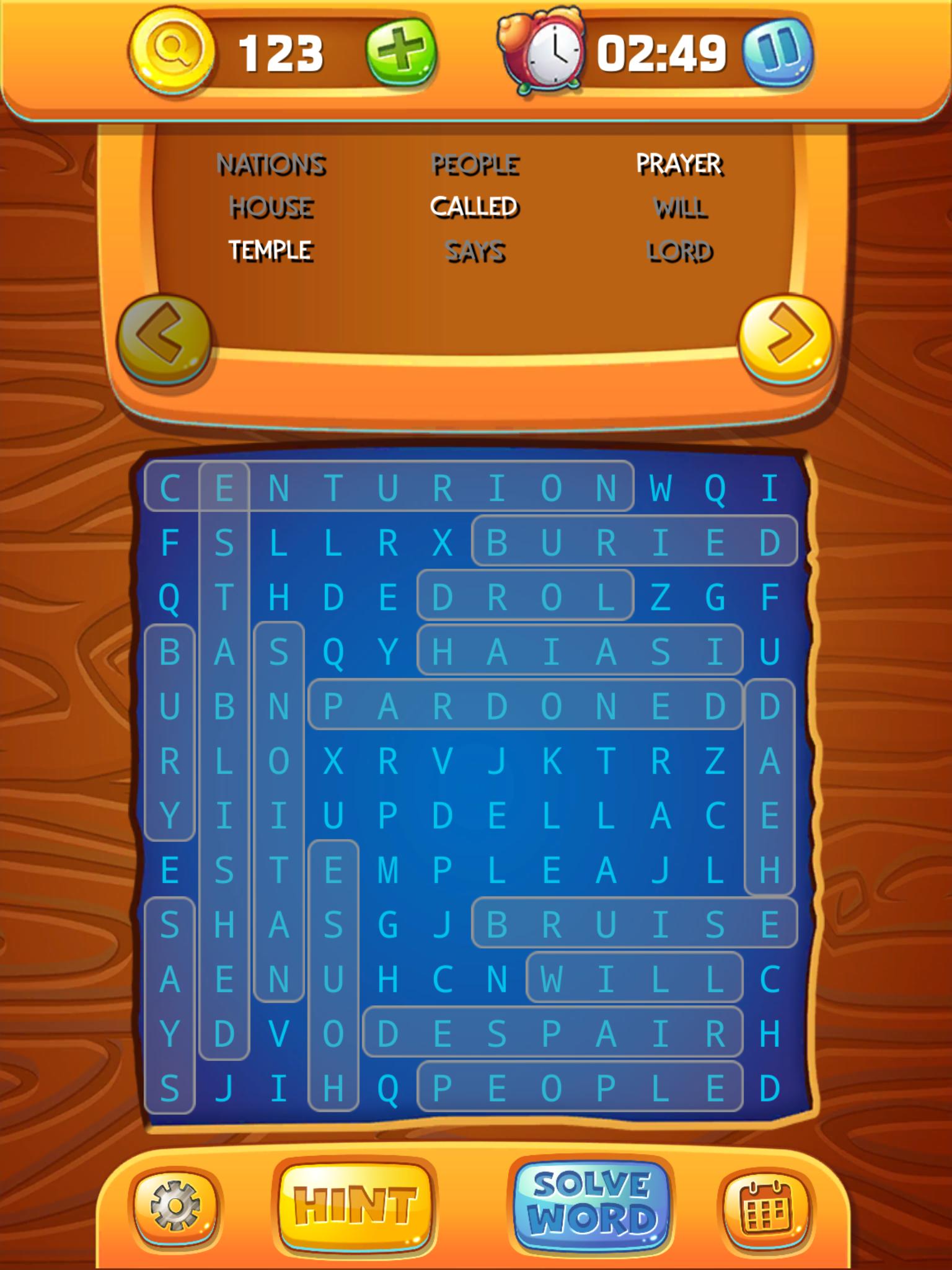 Daily Bible Word Search