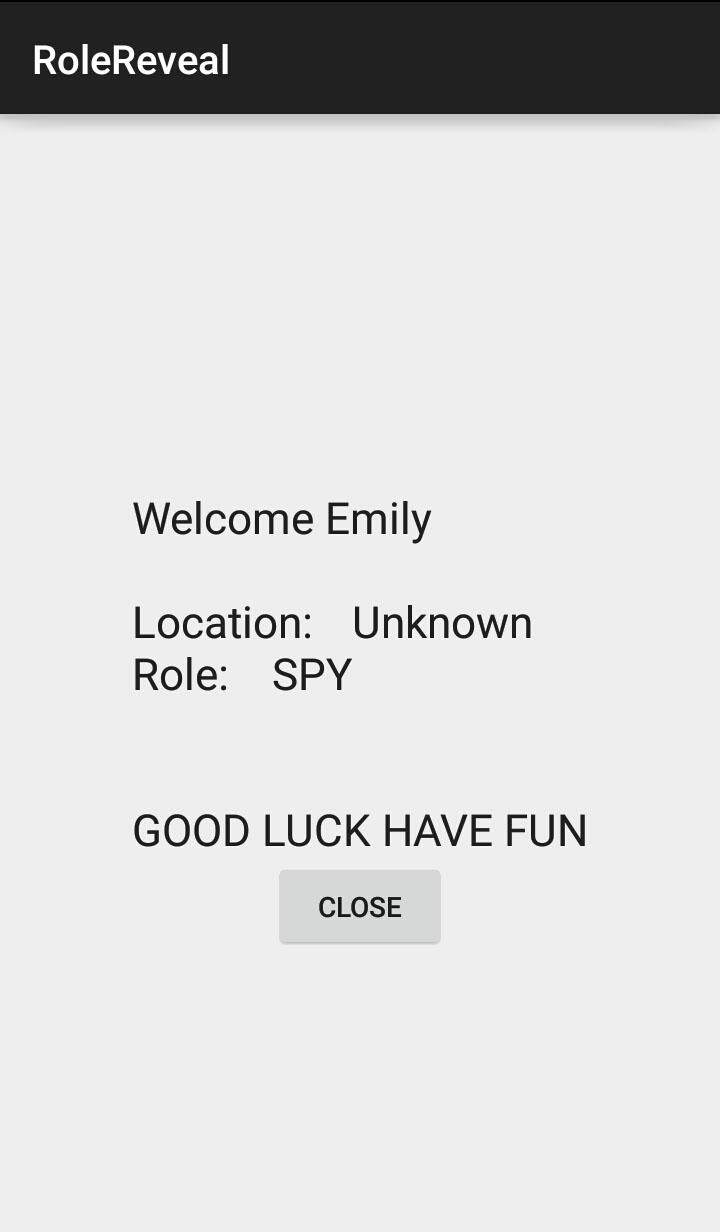 Spyfall Offline!