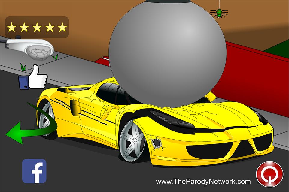 Destroy A Sport Car