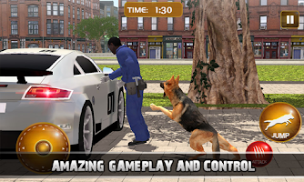 Trained Police Dog