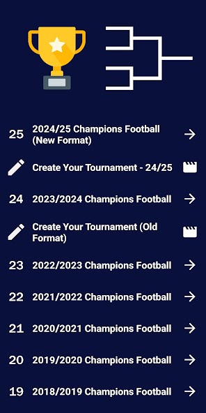 Champions Football Calculator