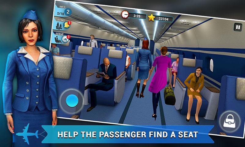 Airplane Flight Attendant -Car