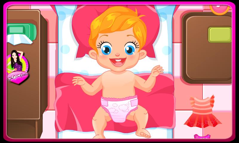 Baby Lizzie Diaper Change