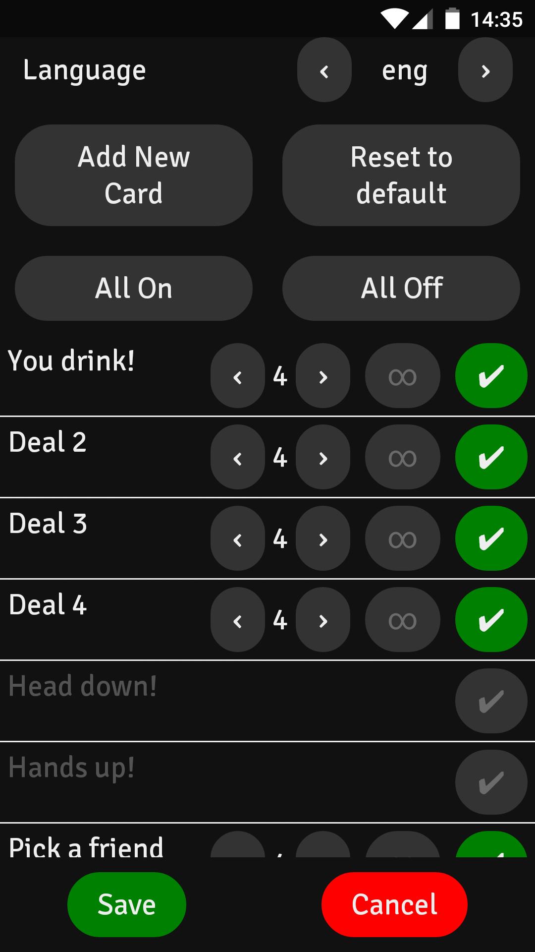 Drunk Cards