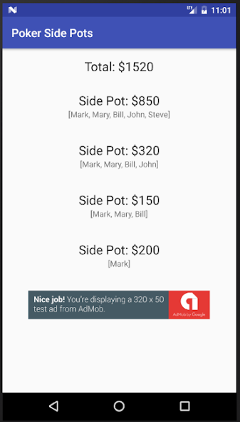 Poker Side Pots