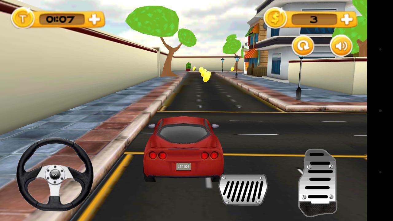 City Street Crazy Car