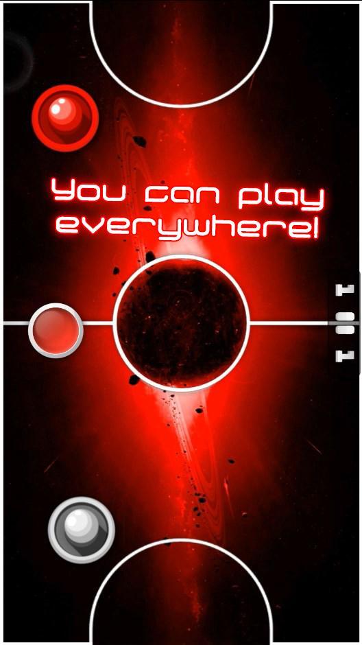 Two Player Games: RED Air Hockey