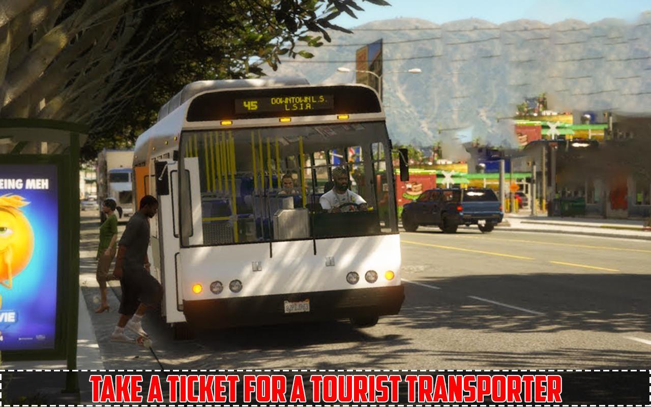 Tourist Bus Off Road Drive Sim