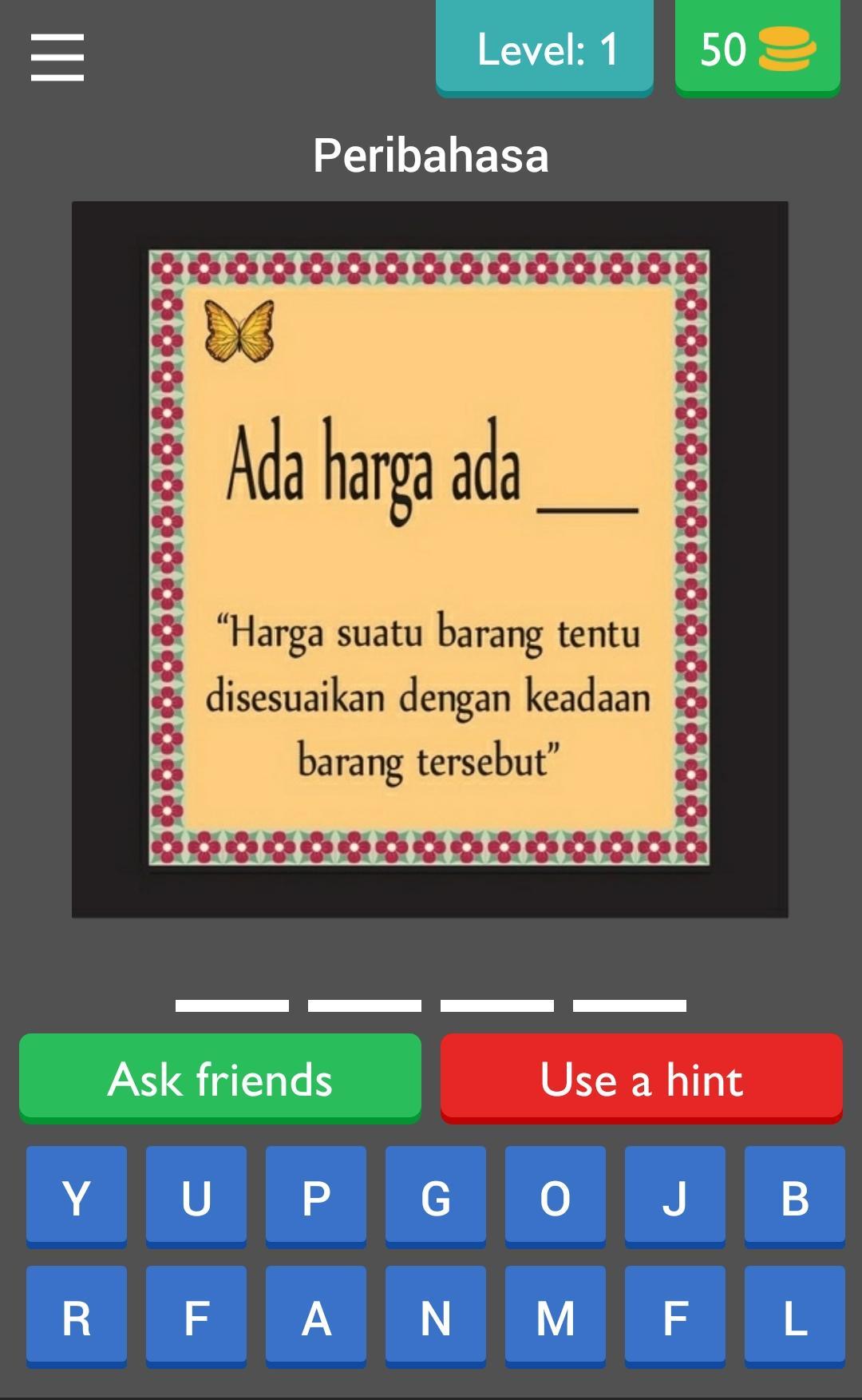 Tebakan Peribahasa