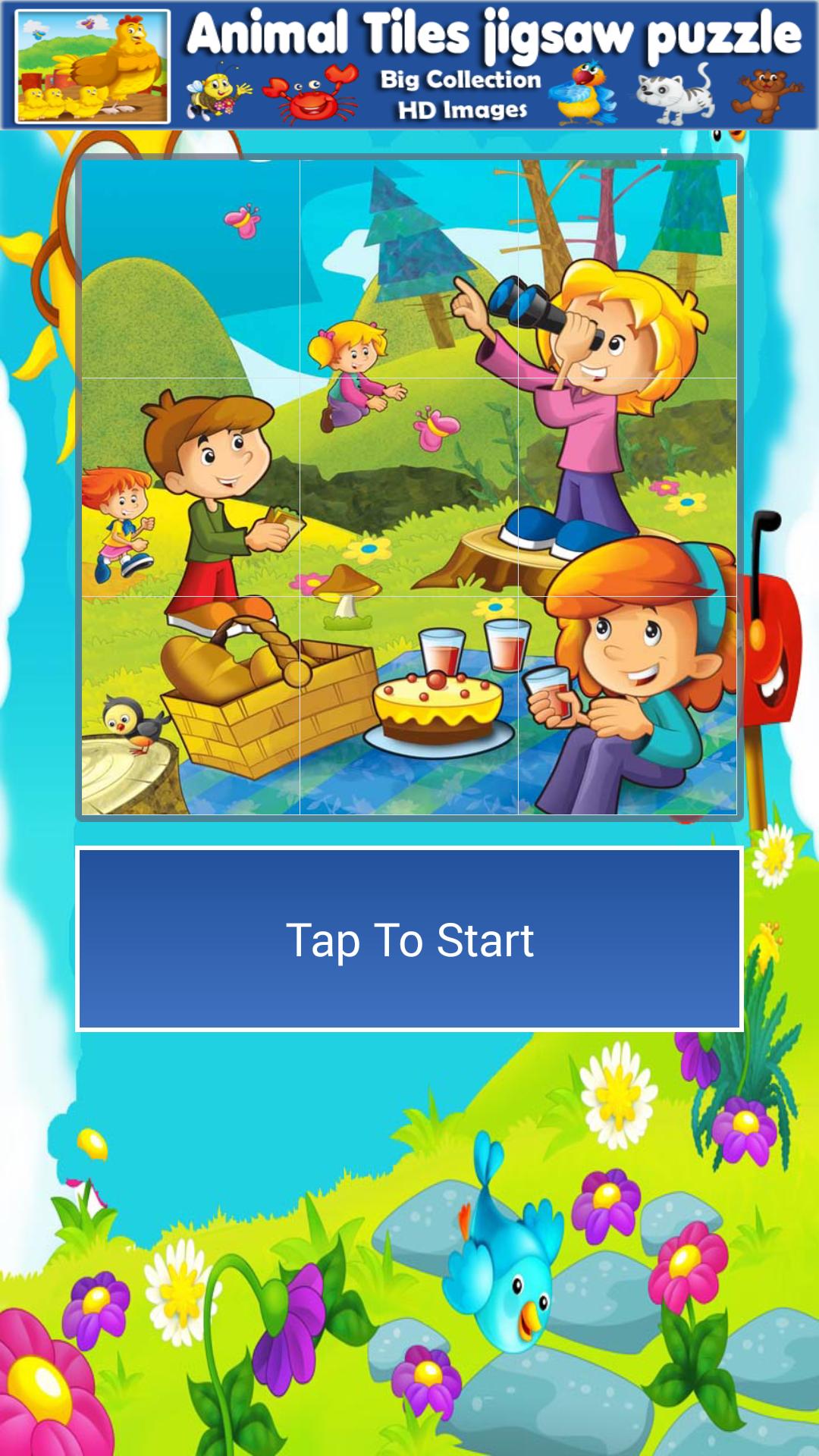 Kids Cartoon Tile Puzzle