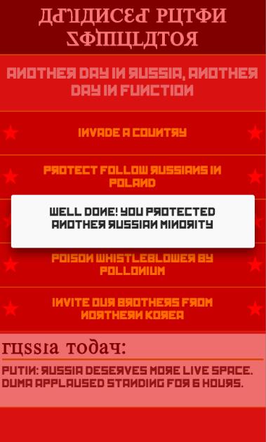 Advanced Putin Simulator