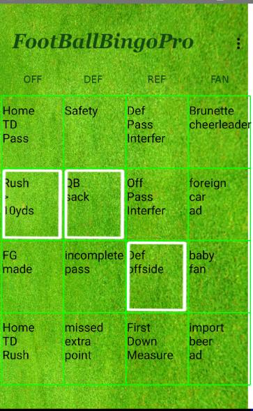footballbingo