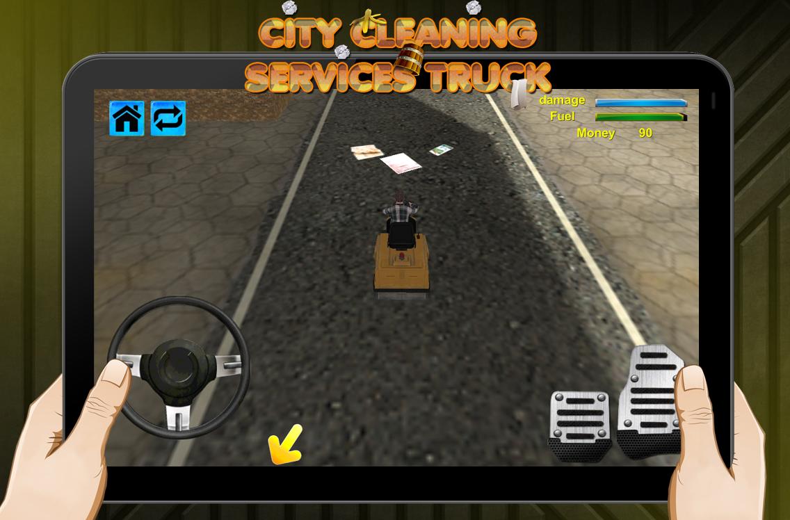 City Cleaning Services Truck