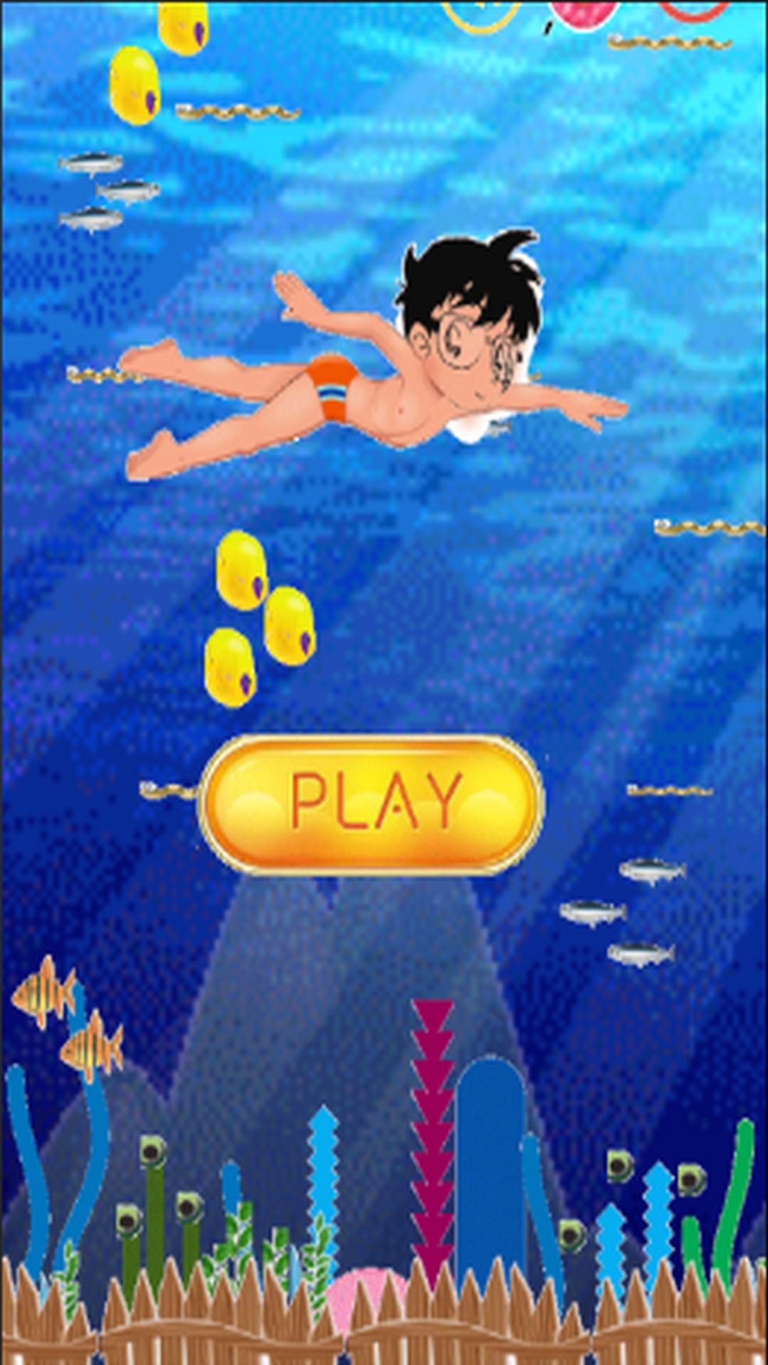 Boy Connan swiming