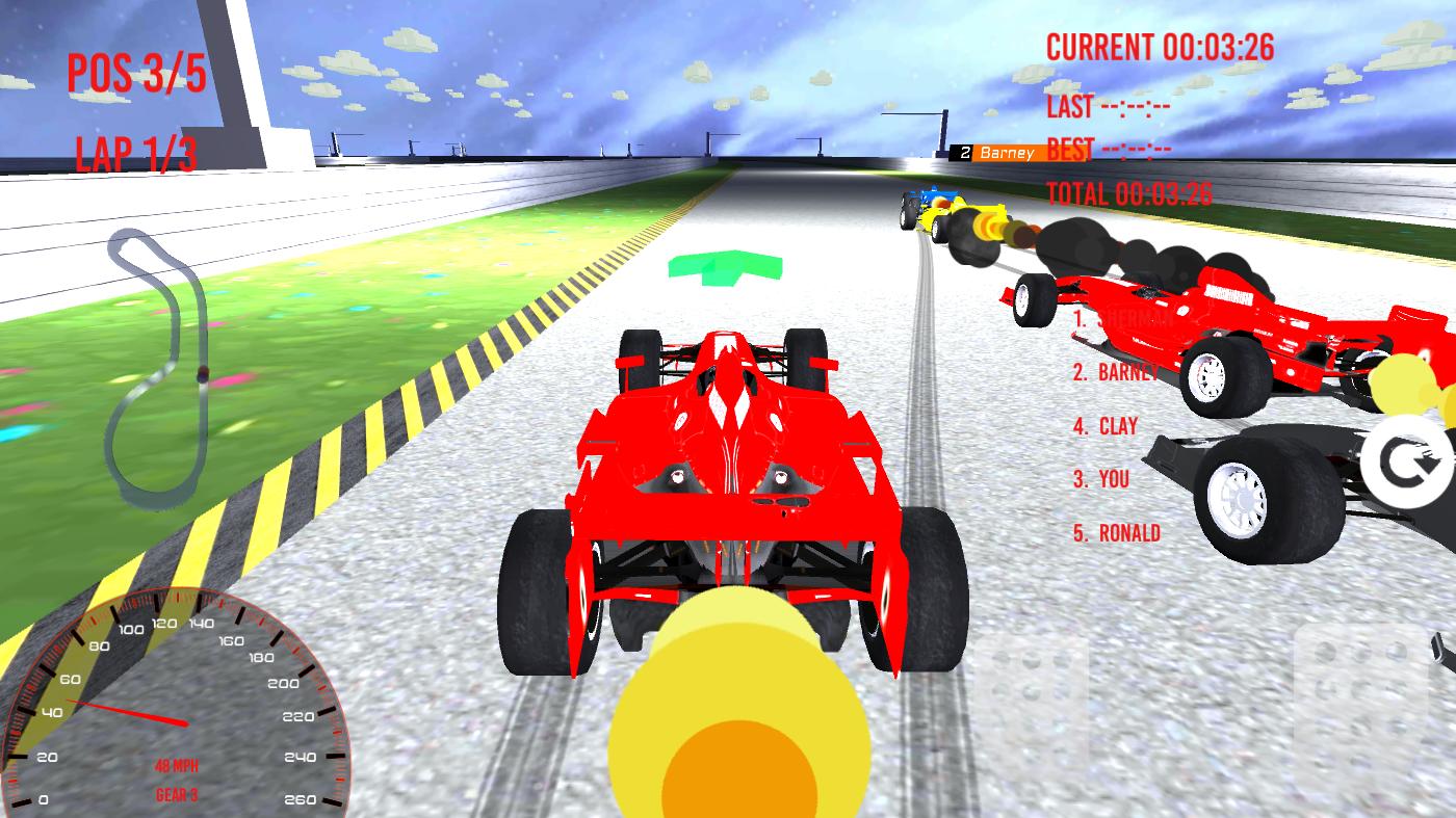 Free Cartoon Formula Racing 3D