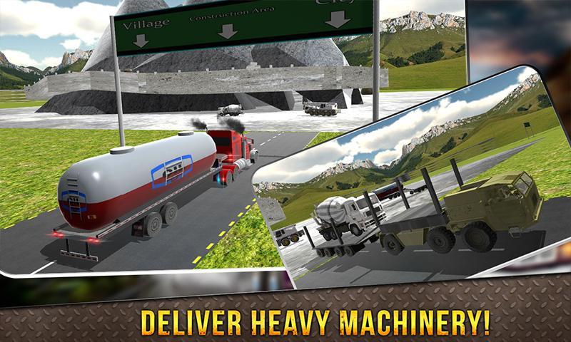Truck Driver Car Transporter 3D: Big Truck Parking
