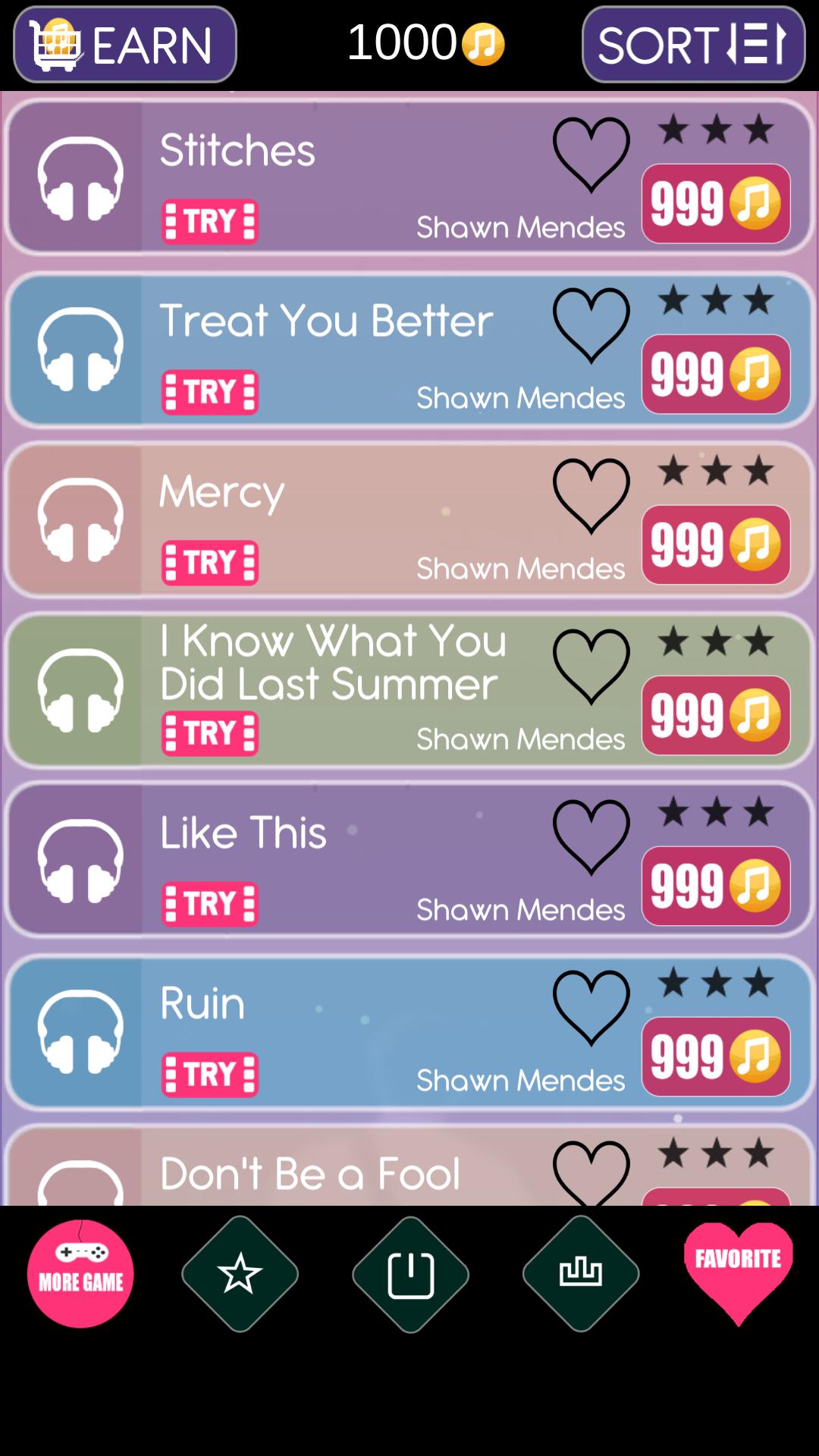 Shawn Mendes Great Hits Tiles