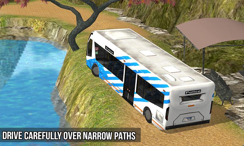 Police Bus Offroad Driver