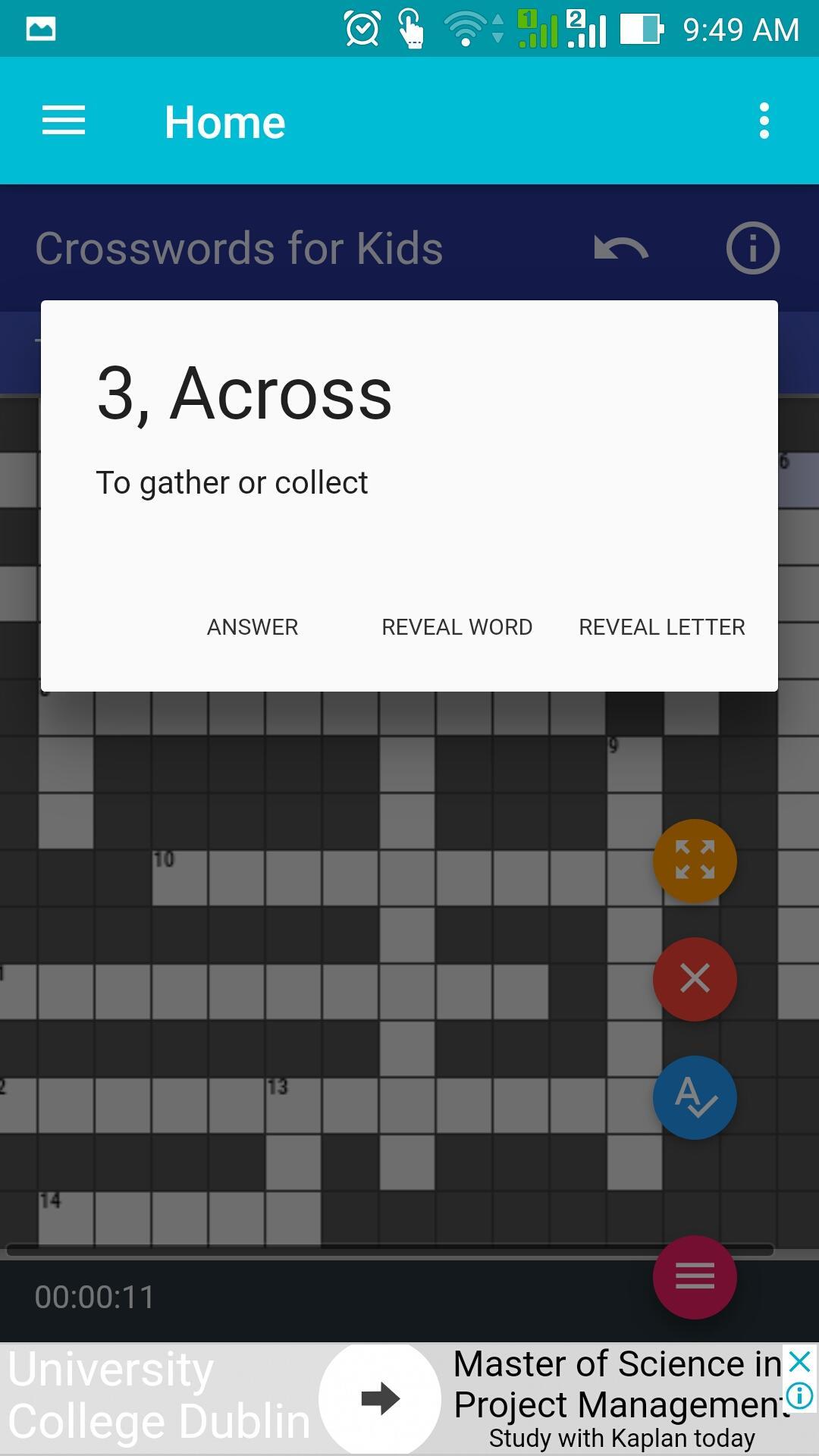Montessori Crosswords