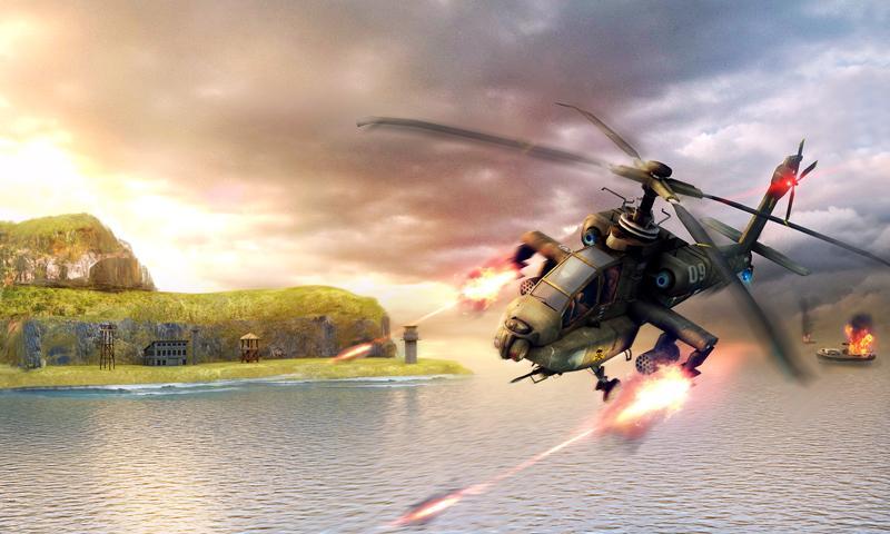 Island Apache Strike 3D